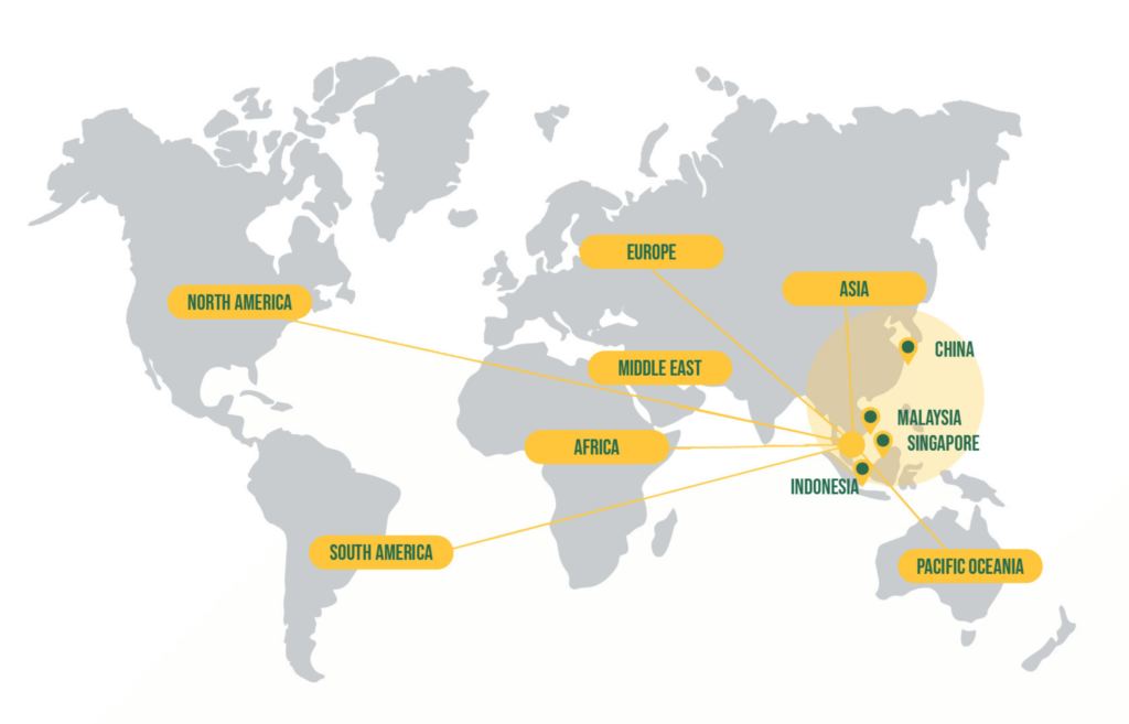 NCH Distribution Map