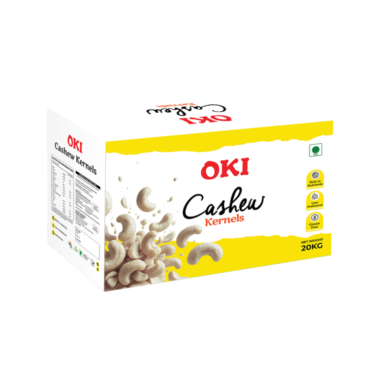 OKI Cashew Kernels Carton_20kg_Yellow