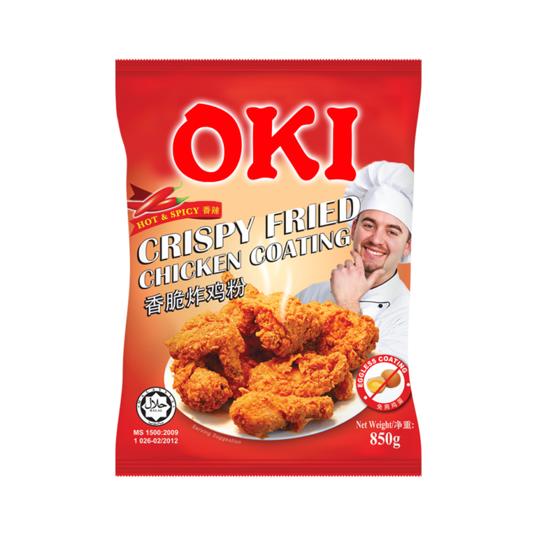 07_04_04 OKI Fried Chicken Coating_Hot & Spicy_800g Bag