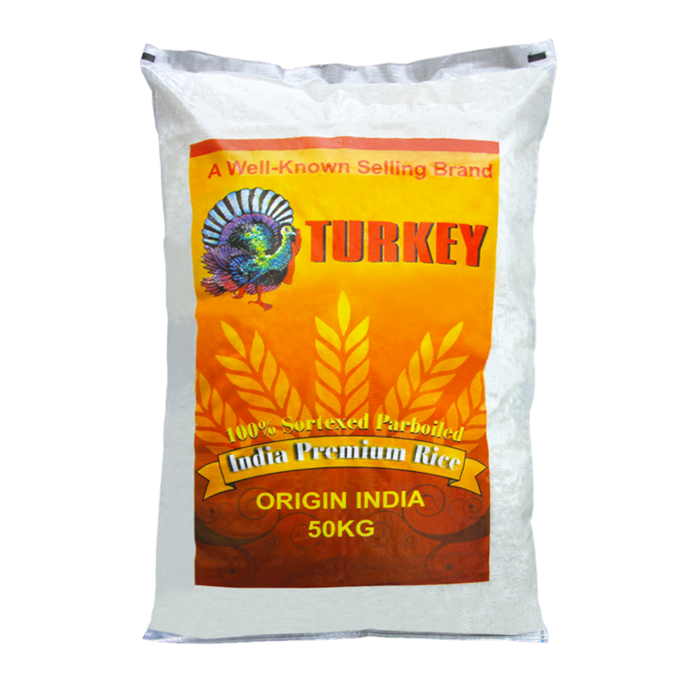 07_08_02 Turkey Parboiled Rice_India_50 Kg Bag